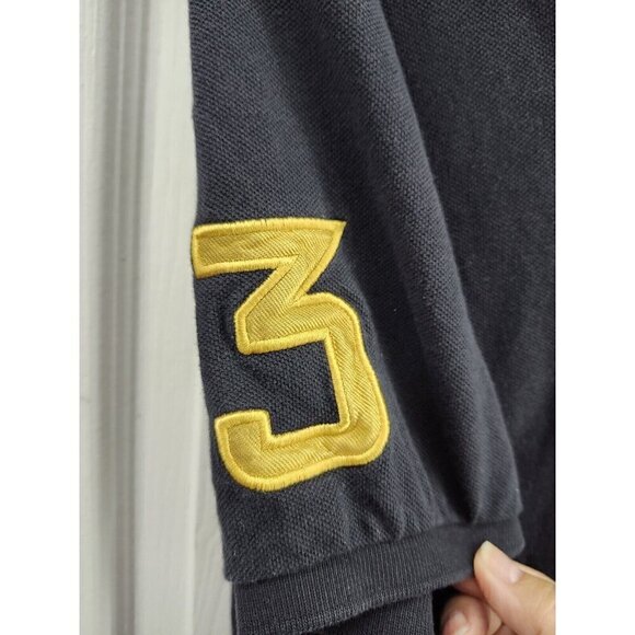 Polo Ralph Lauren Big 3 Pony Polo Black Gold XL - Picture 4 of 7